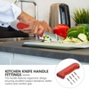 DOITOOL Ergonomic Kitchen Cutter Handle Replacement Grip Wood Material Comfortable