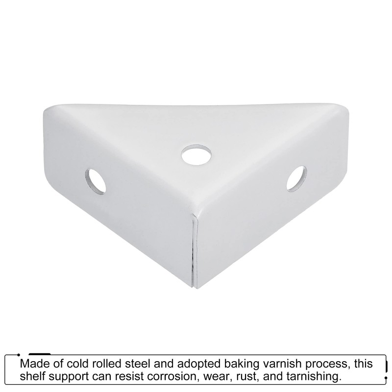 uxcell 10Pcs Angle Corner Brackets 38mm x 38mm, Cold Rolled
