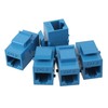 BQLZR Blue CAT6 Female to Female RJ45 Ethernet Gigabit Keystone
