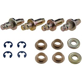 KarParts360 For Chevy Silverado 2500 HD/3500 2001 02 03 04 05 2006 Door Hinge Pin And Bushing Kit | Copper Bushing | 0.388 inches Bushing Inside Diameter | 0.383 inches Pin Diameter