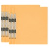 PLUS Flat Plastic File Binder, A4-S, yelow
