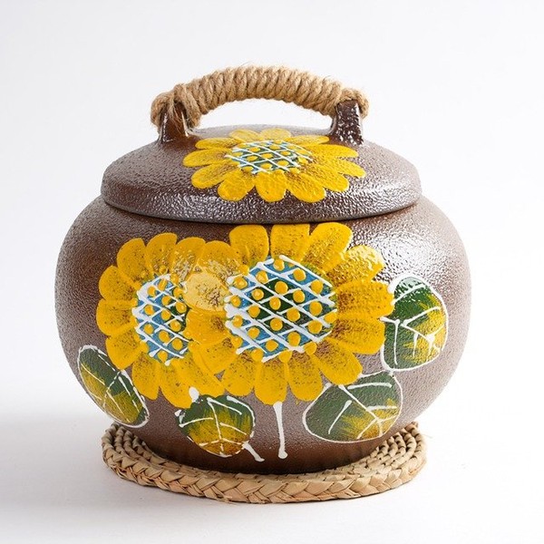 Son Story Buncheong Godong Sunflower Mixed Grain Jar 5kg Rice