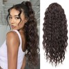 SuyiIRL Curly Ponytail Extension Drawstring Ponytail for Black Women 24