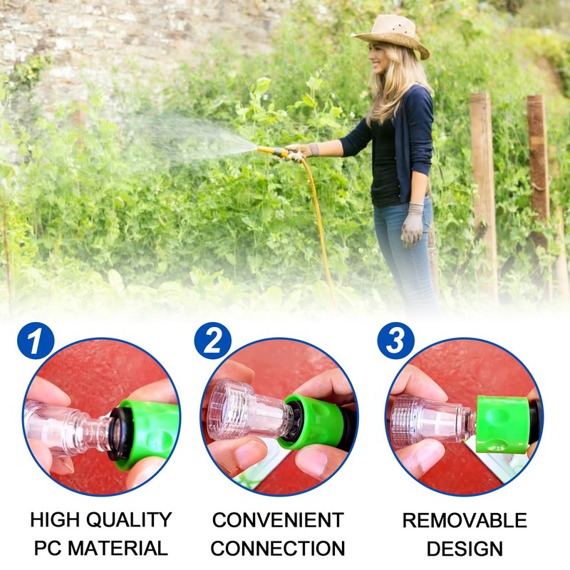 6 Pack Pressure Washer Garden Hose Adapter 3/4 Inch Pressure