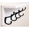 SANY DAYO HOME Wall Mounted Pine Wood Coat Rack with