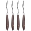 HARFINGTON 4pcs No.19 Palette Knives 8.5mm Width Stainless Steel Small