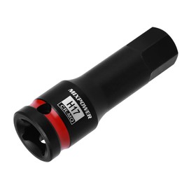 MIXPOWER 1/2" Drive 17mm Hex Impact Bit Socket, Allen Bit Socket, CR-MO Steel, Master Impact Hex Driver