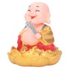 Nodding Smiling Buddha Maitreya Automatic Laughing Car Dashboard Solar Buddha