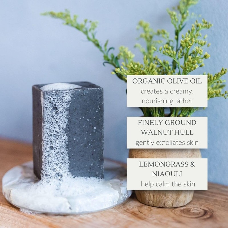 Osmia Skincare - Natural Exfo Body Soap | Niaouli, Lemongrass