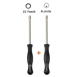 HUSWELL 21-Teeth Splined + A-Circle Carburetor Adjustment Tool Screwdriver Kit, Carburator Adjusting Small Engine Carb Tune up Tool Kit, Carburetor Adjuster Tool