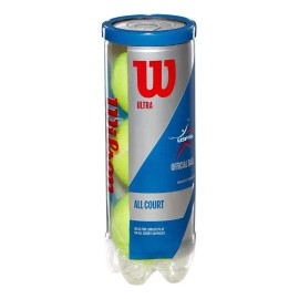 Pelota de Tenis Wilson Ultra All Court - Pack de 3 Amarillas