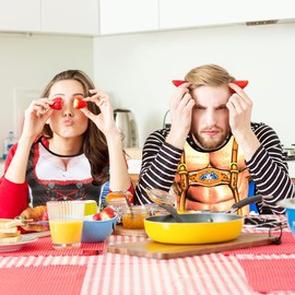 EQLEF Funny Adult Bibs, Funny Bibs for Men Women Washable Clothing Protectors Novelty Bibs for Party Gifts (B)