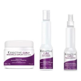Nutrapel - Kit Keráctive Curly Shampoo + Rizador Temp + Mask