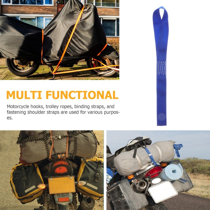 ULTECHNOVO Motorcycle Lashing Strap Self-retracting Tie Down Straps for Versatile