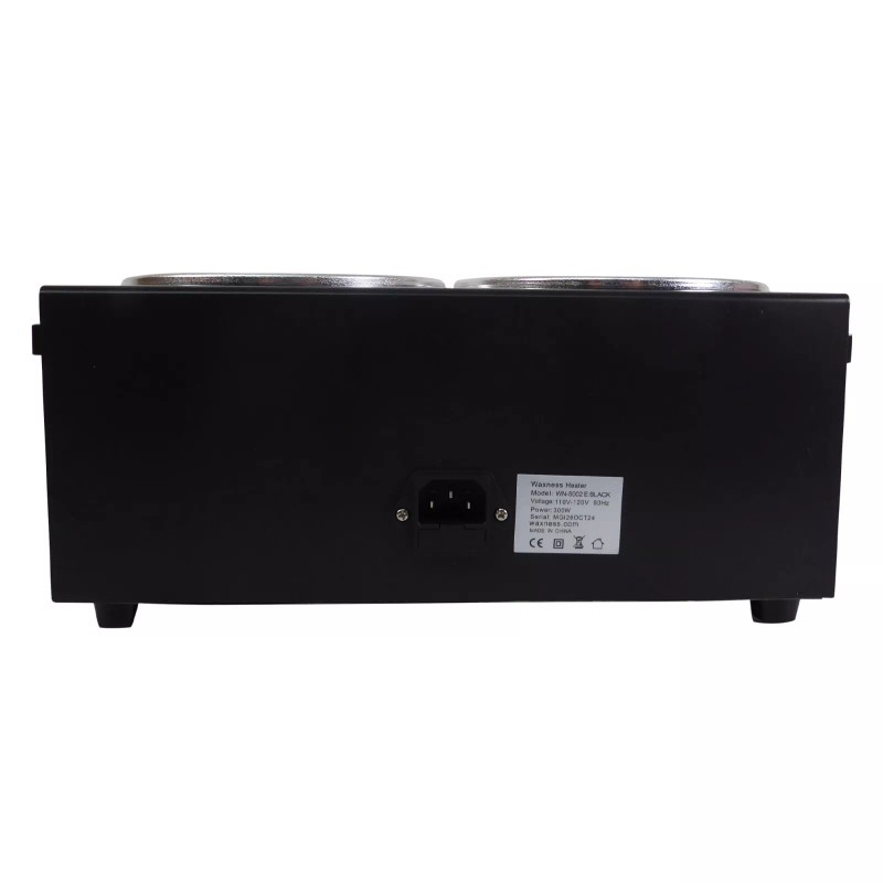 Waxness Professional Double Wax Heater WN-5002 E Black Elite Series