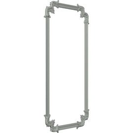 Ekena Millwork PMLKOXS31X62A 31" W x 62" H Oxford Moulding Kit (Single Panel), Primed White