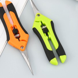 TAPIVA Gardening Scissors Garden Tools Secateurs Bonsai Shear Metal Gardening Scissor PruningFlower Branch Hand Cutter Weed Home Potted(Green)