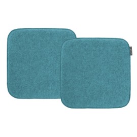 MAGMA Avaro Chair Cushion / Seat Cushion for Indoor and Outdoor Use, Oeko-Tex Seal, Washable up to 30°C, Pack of 1, 35 x 35 cm, Petrol
