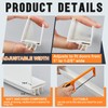 Pickmesh 4 Pcs 36 Inch Adjustable Storm Door Bottom Sweep