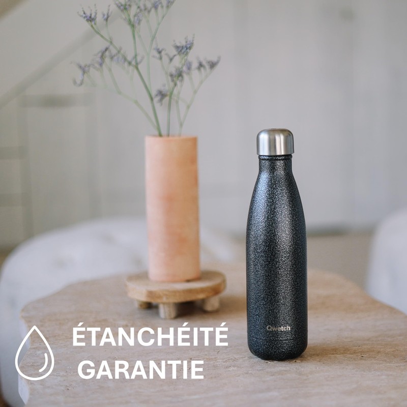 Qwetch - Roc Thermos Flask - Black 500 ml -