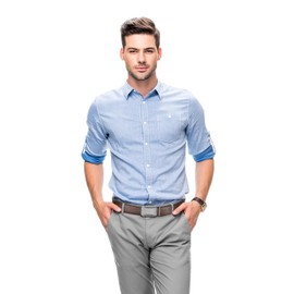 Zitahli Belt Men, Ratchet Belt Dress with 1 3/8" Premium Leather,Slide Belt with Easier Adjustable Automatic Buckle,Trim to Fit Size 38"-42"