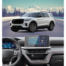 pzswuxie Screen Protector for 2025 Ford Explorer/2023-2025 Ford Escape /2025 Maverick 13.2 Inch Tempered Glass Protective Film Navigation Display Infotainment Accessories Car Radio Cover 9H HD Clear