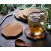 Marbco Sandstone Water Absorbent Hand Crafted Octagon Coasters for Drinks-