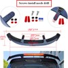 MUTUSAISI Universal Rear Window Roof Spoiler Drilling Installation Wing Compatible