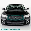 SlickMod Chrome Delete Blackout Vinyl Overlay for 2014-2017 Infiniti Q50
