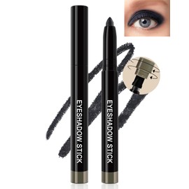 Glitter Cream Eyeshadow Stick, Waterproof High Pigmented Shimmer Eyeliner Pencil Eye Shadow Pen, Smudge-Proof & Long Lasting Crayon Eyeshadow Built-in Sharpener, Eye Brightener Makeup Gift for Women-08#