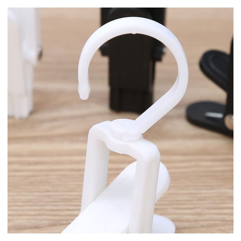 VinBee 20 PCS Laundry Hooks with Clips Super Strong Plastic
