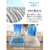 CBJAPAN Carari Kuo Bath Towel, 3.3x Water Absorbency Microfiber, Border