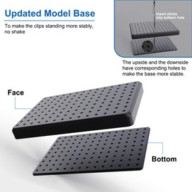 Evemodel GJJC09B 1pcs Painting Stand Base and 20pcs Alligator Clips Set Modeling Tools New