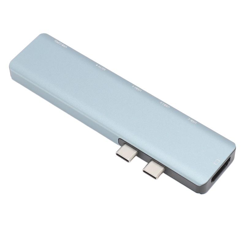 USB C Hub 4K 30Hz HD Output 10Gbps PD 87W