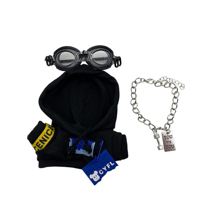 AXLUCE Rabbu Clothes Hoodie Goggles (A)