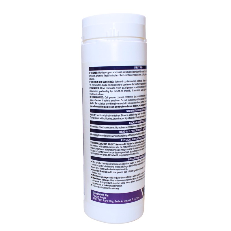 Pure and Simple Lavender Scented Non-Chlorine Pool Shock: Enhance Your