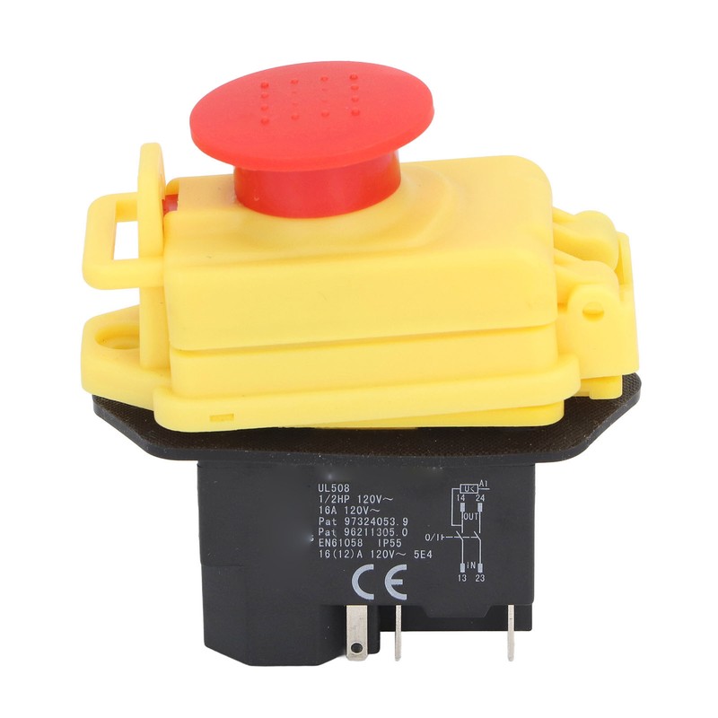 Electromagnetic Switch IP55 Waterproof 4P Push Button Switch for 0618