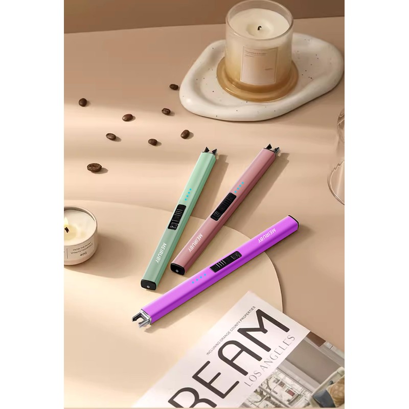 MEIRUBY Lighter Electric Candle Lighter, Birthday for Women Men Mom
