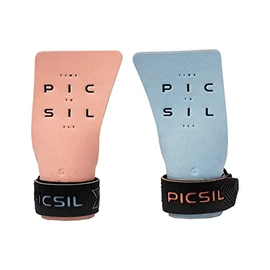 PICSIL Condor Grips for Cross Training, Grips without Holes with Technical Fabric, Greater Protection and Comfort, for Gym, Box, Weightlifting, Prevent Blisters and Tears, Unisex (G+, Coral)