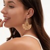 Boho Summer Beach Earrings for Women Lightweight Straw Wicker Earring