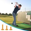 PATIKIL 2.8" Rubber Golf Tees Set of 3 Ball Holder