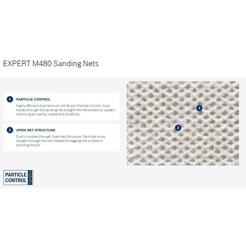 Bosch Accessories 2608901667 Sanding Net for Drywall Sanders Grit 80,