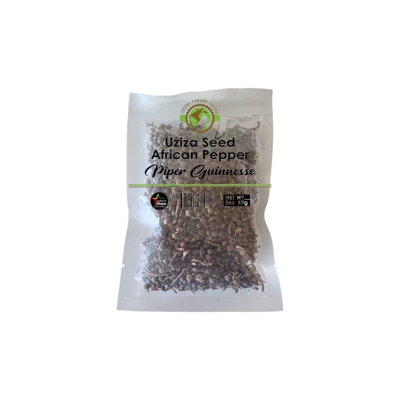 Good Farmer Foods Uziza Seeds| African Pepper| Piper Guinneesse| 2oz|