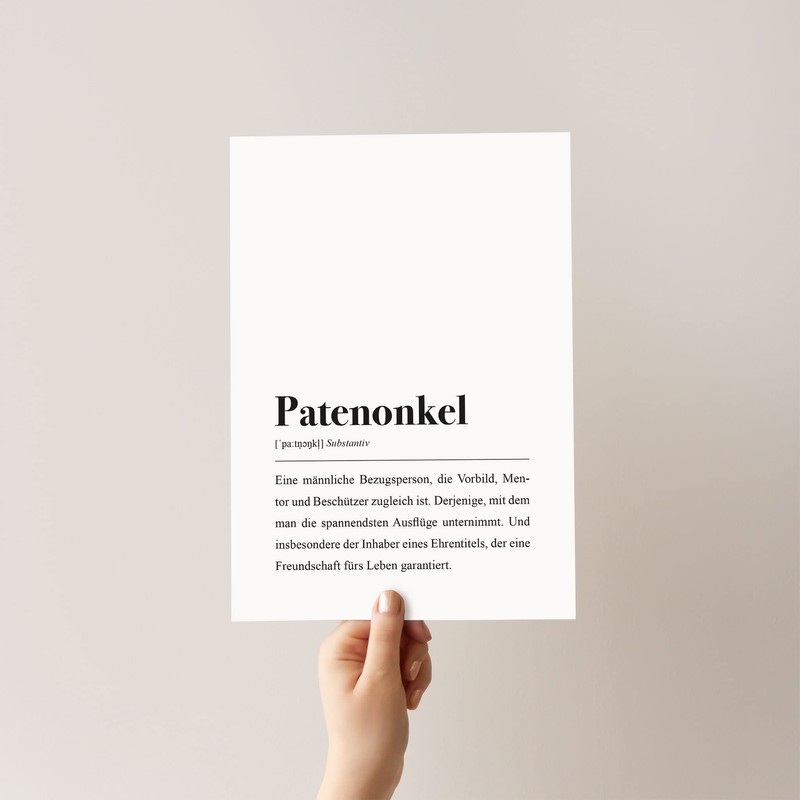 Godfather Poster DIN A4 Godfather Definition