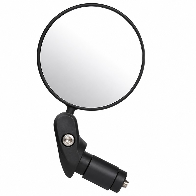 360° Adjustable Bicycle Bar End Mirror, Convex Wide-Angle Rear View