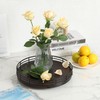 BAMBOO LAND- Lazy Susan Turntable Organizer, 9", Walnut Lazy Susan