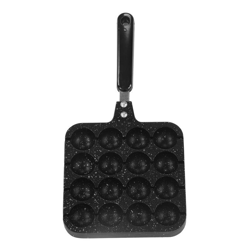 16 Holes Octopus Meatballs Pan Aluminum Alloy Takoyaki Baking Mold