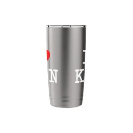 I Love Köln Colonia Germany Carnival Heart Cologne Cathedral Stainless Steel Insulated Tumbler