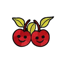 Cherry Iron On Patch - Durable and Versatile Cherry Patch for Jackets, Clothing, Dress, Jeans, Hat, Backpacks & Clothes, Ideal Size at 3.5 Inch - Cherry Patches Iron On for Easy Application