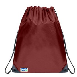 Burgundy Classic Drawstring Backpack